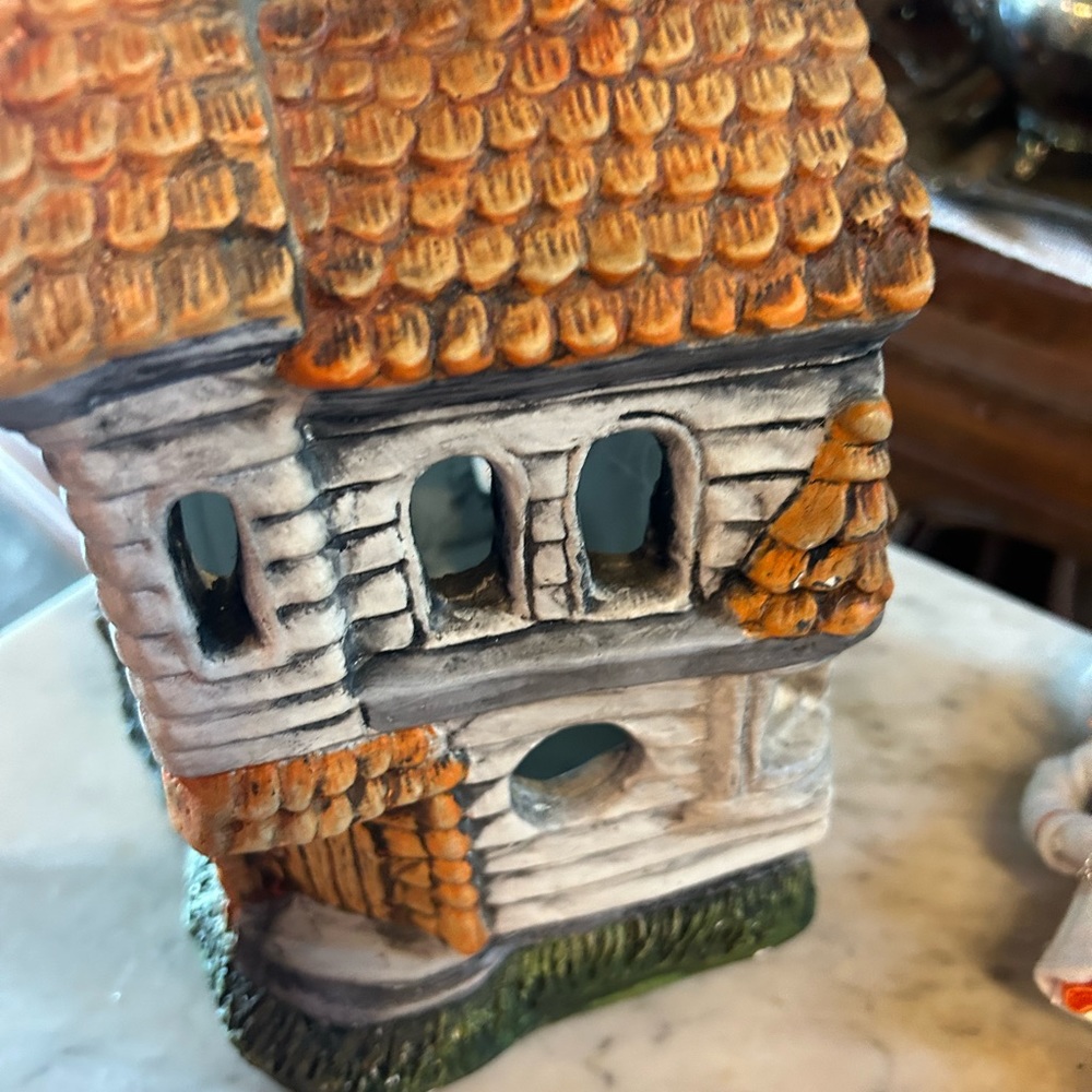 Vintage Partylite old haunted house tea light, Halloween. Decor - Picture 7 of 11